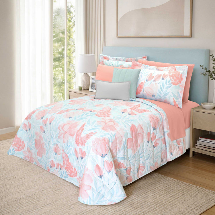 Colcha estampada Enara
