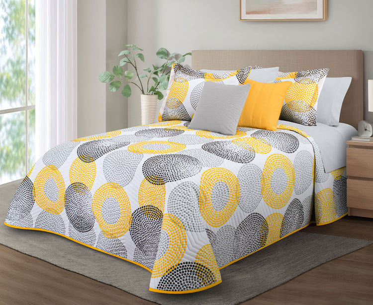 Colcha estampada Koronia