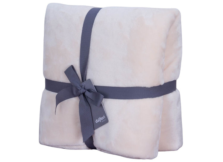 Manta Ulfur Hueso | Suavidad y calidez en cada fibra | Felpa Ultrasuave | 130 × 150 cm.