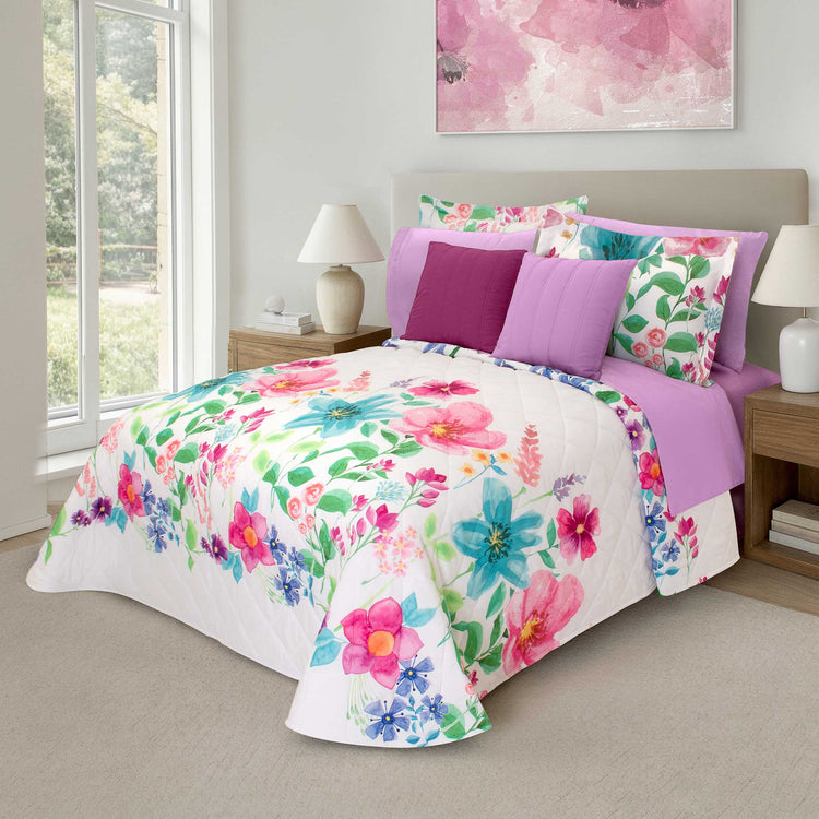 Colcha estampada Gina