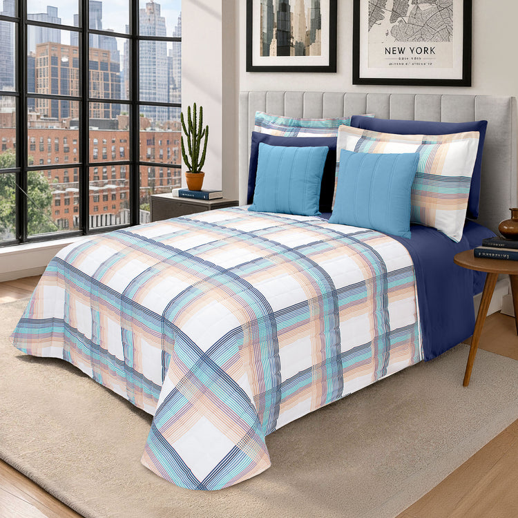 Colcha estampada Montego