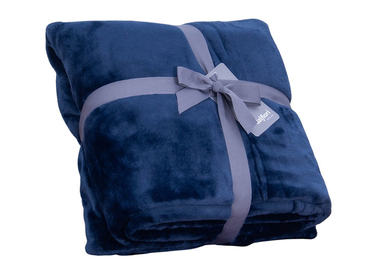 Manta Ulfur Marino| Suavidad y calidez en cada fibra | Felpa Ultrasuave | 130 × 150 cm.