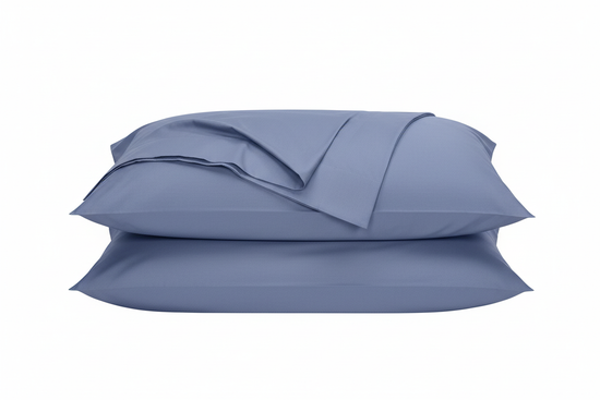 Fundas de almohada Ludy Azul con apertura