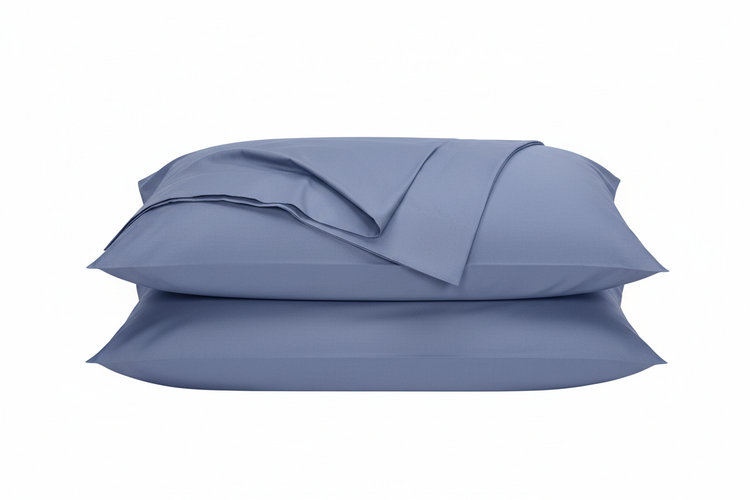 Fundas de almohada Ludy Azul con apertura